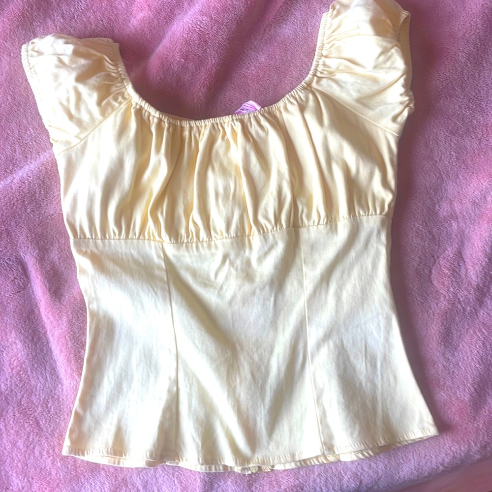 Pinup Girl Clothing Peasant Top